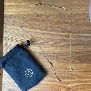 Mejuri Floating Sapphire necklace - Gold Vermeil